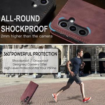 Samsung Galaxy S25+ Caseme 013 Series Pung - Vinrød