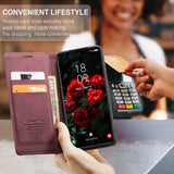 Samsung Galaxy S25+ Caseme 013 Series Pung - Vinrød