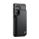 Samsung Galaxy S25+ Caseme C22-etui RFID-kortpung - Sort