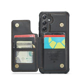 Samsung Galaxy S25+ Caseme C22-etui RFID-kortpung - Sort