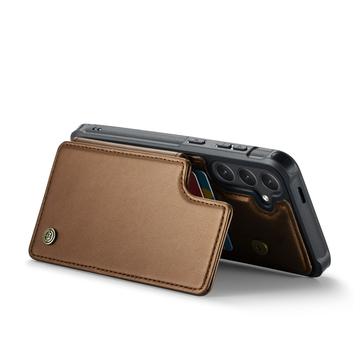 Samsung Galaxy S25+ Caseme C22-etui RFID-kortpung - brun