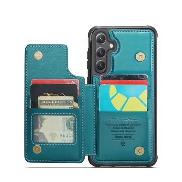 Samsung Galaxy S25+ Caseme C22-etui RFID-kortpung - grøn