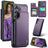 Samsung Galaxy S25+ Caseme C22-etui RFID-kortpung - lilla