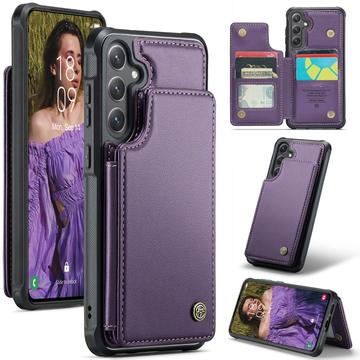Samsung Galaxy S25+ Caseme C22-etui RFID-kortpung - lilla