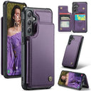 Samsung Galaxy S25+ Caseme C22-etui RFID-kortpung - lilla