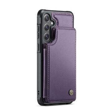 Samsung Galaxy S25+ Caseme C22-etui RFID-kortpung - lilla