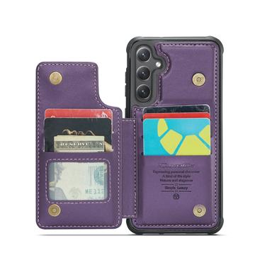 Samsung Galaxy S25+ Caseme C22-etui RFID-kortpung - lilla