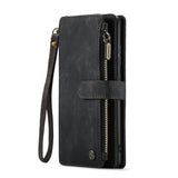 Samsung Galaxy S25+ Caseme C30 Multifunktionel Pung - Sort