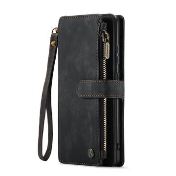Samsung Galaxy S25+ Caseme C30 Multifunktionel Pung - Sort