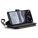 Samsung Galaxy S25+ Caseme C30 Multifunktionel Pung - Sort