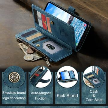 Samsung Galaxy S25+ Caseme C30 Multifunktionel Pung - Blå