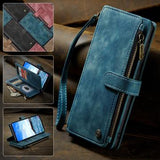 Samsung Galaxy S25+ Caseme C30 Multifunktionel Pung - Blå