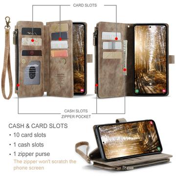 Samsung Galaxy S25+ Caseme C30 Multifunktionel Pung - Brun
