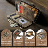 Samsung Galaxy S25+ Caseme C30 Multifunktionel Pung - Brun