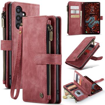Samsung Galaxy S25+ Caseme C30 Multifunktionel Pung - Rød