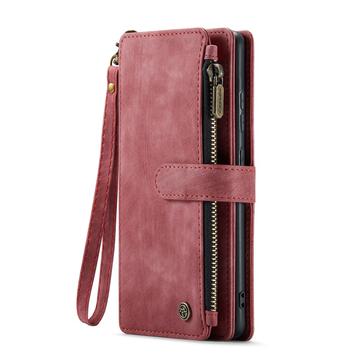Samsung Galaxy S25+ Caseme C30 Multifunktionel Pung - Rød