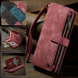 Samsung Galaxy S25+ Caseme C30 Multifunktionel Pung - Rød