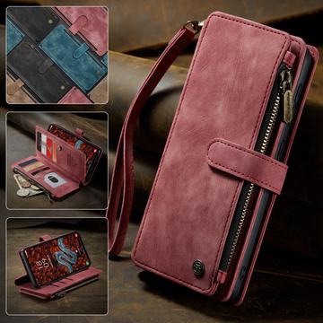 Samsung Galaxy S25+ Caseme C30 Multifunktionel Pung - Rød