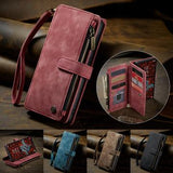 Samsung Galaxy S25+ Caseme C30 Multifunktionel Pung - Rød
