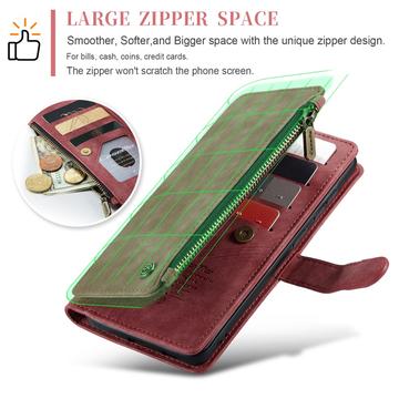 Samsung Galaxy S25+ Caseme C30 Multifunktionel Pung - Rød