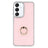 Samsung Galaxy S25+/S24+ CrystalGlow Hybrid Cover med Ringholder - Pink