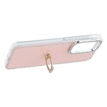 Samsung Galaxy S25+/S24+ CrystalGlow Hybrid Cover med Ringholder - Pink