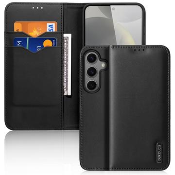 Samsung Galaxy S25+ Dux Ducis Hivo Læderpung - Sort
