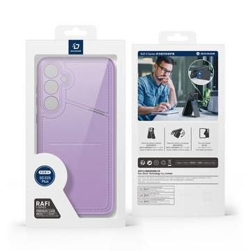 Samsung Galaxy S25+ Dux Ducis Rafi II magnetisk etui med kickstand og kortholdere - Lilla