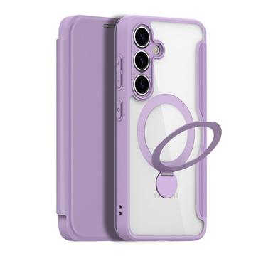 Samsung Galaxy S25+ Dux Ducis Skin X Pro Magnetisk Flip Cover - Lilla