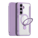 Samsung Galaxy S25+ Dux Ducis Skin X Pro Magnetisk Flip Cover - Lilla