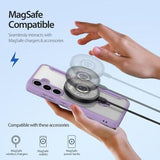 Samsung Galaxy S25+ Dux Ducis Skin X Pro Magnetisk Flip Cover - Lilla