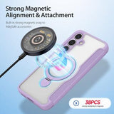 Samsung Galaxy S25+ Dux Ducis Skin X Pro Magnetisk Flip Cover - Lilla