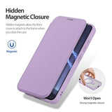 Samsung Galaxy S25+ Dux Ducis Skin X Pro Magnetisk Flip Cover - Lilla