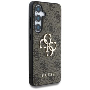 Samsung Galaxy S25+ Guess 4G Big Metal Logo Hybrid Cover - Brun