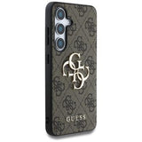 Samsung Galaxy S25+ Guess 4G Big Metal Logo Hybrid Cover - Brun