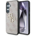 Samsung Galaxy S25+ Guess 4G Big Metal Logo Hybrid Cover - Pink