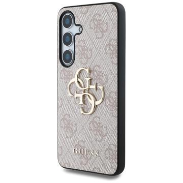 Samsung Galaxy S25+ Guess 4G Big Metal Logo Hybrid Cover - Pink