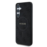 Samsung Galaxy S25+ Guess 4G farvet ringcover - MagSafe-kompatibel - Sort