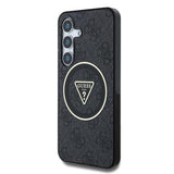 Samsung Galaxy S25+ Guess 4G Glitter Triangle Buttons MagSafe Cover - Sort