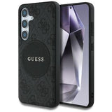 Samsung Galaxy S25+ Guess 4G Round Patch Classic Logo Cover - MagSafe-kompatibel - Sort