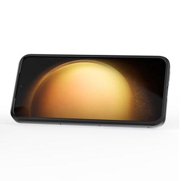 Samsung Galaxy S25+ Hybrid Cover med Ring Holder - Blå