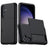 Samsung Galaxy S25+ Hybrid Cover med Glidende Kortslot - Sort