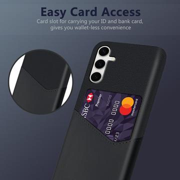 Samsung Galaxy S25+ KSQ Cover med Kortholder - Sort