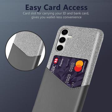 Samsung Galaxy S25+ KSQ Cover med Kortholder - Grå