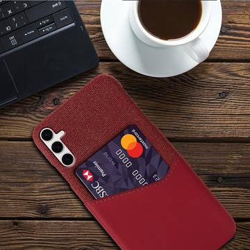 Samsung Galaxy S25+ KSQ Cover med Kortholder - Rød