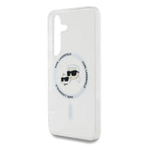 Samsung Galaxy S25+ Karl Lagerfeld IML Karl&Choupette Heads Cover - MagSafe-kompatibel - Gennemsigtig