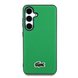Samsung Galaxy S25+ Lacoste Iconic Petit Pique Woven Logo Cover - MagSafe-kompatibel - Grøn