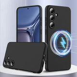 Samsung Galaxy S25+ Liquid Silikone Cover - MagSafe Kompatibel - Sort