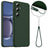 Samsung Galaxy S25+ Liquid Silikone Cover - MagSafe Kompatibel - Mørkegrøn