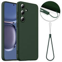 Samsung Galaxy S25+ Liquid Silikone Cover - MagSafe Kompatibel - Mørkegrøn